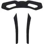Kask Rembourrage intérieur Elemento, couleur : noir, taille : S (50-56 cm)