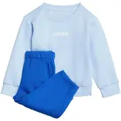 Adidas Essentials Linear Joggers Set Bleu 12-18 Months Enfants