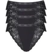 Sloggi Culottes & slips Chic Tai PACK DE 4 femmes - Noir - FR 40