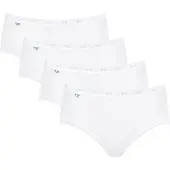 Sloggi Culottes & slips BASIC+ X 4 femmes - Blanc - FR 38