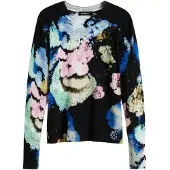 Desigual Pull-over bleu / mélange de couleurs