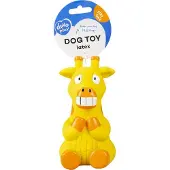 Duvo+ Jouet pour chien zèbre/girafe assis en latex
