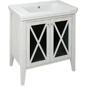 Sapho Cross - Meuble lavabo 70x81x47 cm, blanc CR275