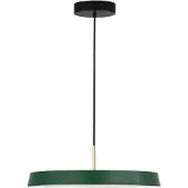 Nova Luce Lustre LED Vetro, Variante : 41 W, 3000 K, 2693 lm, Ø 500 x 50 mm, vert mat
