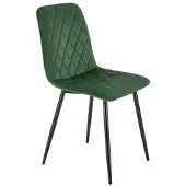 Halmar Chaise K525 vert foncé / noir