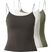 STUDIO SELECT Haut 'Lena' gris foncé / kaki / blanc