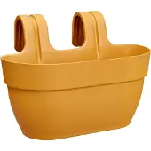 Elho Pot de plante rectangulaire moyen Elho Vibia Campana jaune