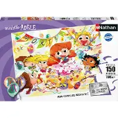 Nathan Puzzle Mortel Anniversaire Mortelle Adèle - - 150 pièces - Dessins animés et BD - Enfant