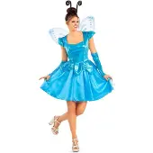 MOM Fairy Woman Costume Bleu S Enfants