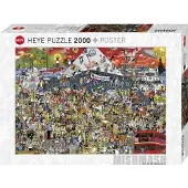Heye Puzzle sur l'histoire de la musique britannique 2000 Teile