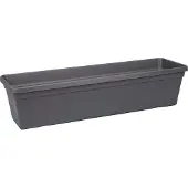 You do it Balconniere Green Basics 40 - Extérieur & Balcon - L 16,5 X W 39 X H 13,7 Cm - Vivre Noir