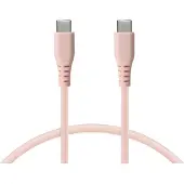 Ksix Câble de données/charge avec USB Rose 1 m