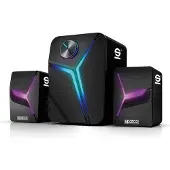 Sparco SPSPEAKERSPRO haut-parleur Noir Avec fil 11 W