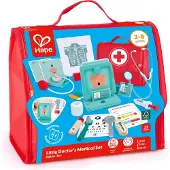 Hape Small Medical Briefcase Doctor Set Rouge Enfants