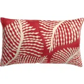 Vivaraise HOUSSE DE COUSSIN BRODE FLORA PAPAYE