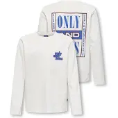 Only & Sons Junior T-Shirt 'OSJISAAC' bleu foncé / noir / blanc