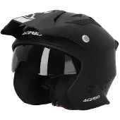 Acerbis Aria Solid Noir Casque Jet Taille 2XL