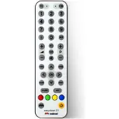 Meliconi 802110 Boutons de télécommande universelle (Télécommande universelle, Infrarouge), Télécommande, Blanc
