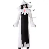 Atosa Costume De Femme Zombie Nun