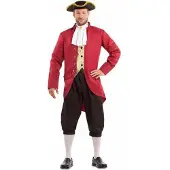 My Other Me Fun Company Colonial Costume Rouge 2XL Enfants
