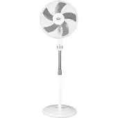 DCG ELTRONIC Ventilateur 40cm 5 pales VE1640 Gris et Blanc Auto Oscillant