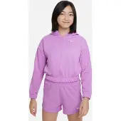 Nike Garçons, Vestes de survêtement, Sweat-shirt Therma Fit (M), Violet, M