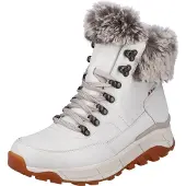 Rieker Bottines à lacets gris chiné / blanc