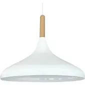 Bamyum Champion Pendelleuchte Holz Weiss (E27)