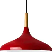 Bamyum Champion Pendelleuchte Holz Rot (E27)
