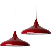 Bamyum Champion Pendelleuchte Rot x2 Flamme (E27)