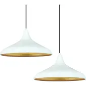 Bamyum Champion Pendelleuchte Weiss x2 Flamme (E27)