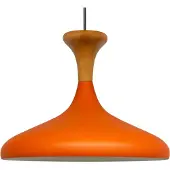 Bamyum Champion-Pilz Pendelleuchte Holz Orange (E27)