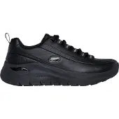 SKECHERS pour femme. 150061 Baskets en cuir Arch Fit 2.0 Star Bound noir (37), 3 à 5 cm, Lacets, Casuel