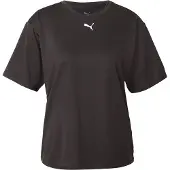 Puma T-shirt fonctionnel 'Tad Essential' noir / blanc