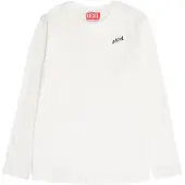 Diesel Kids J02528 Long Sleeve T-shirt Blanc 14 Years Enfants