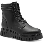 Marco Tozzi Bottes à lacets Noir