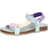 Lico Chaussures ouvertes 'Bioline' jaune pastel / violet / rose