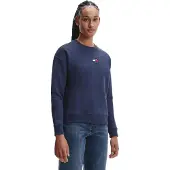 Tommy Hilfiger Femmes, Pull-over, Sweatshirts Femme Tjw Tommy Center Badge Crew, Twilight Navy, S, Bleu, (S)