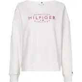 Tommy Hilfiger Femmes, Pull-over, Sweat-shirt Reg New Branded pour femme, Blanc, (XS)