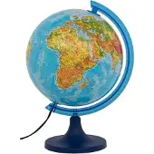 Zachem Globe physique 3D, d=250mm, avec éclairage RU (25 cm)