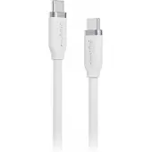 Alogic Elements Silicone USB-C - USB-C Kabel 1m, weiss (1 m, USB 2.0, 240 W)