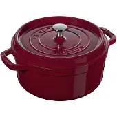 Staub Cocotte ronde 24 cm Bordeaux