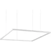 Ideal Lux Suspension Intégrée Carrée Décorative Blanche, 3000k, 51w