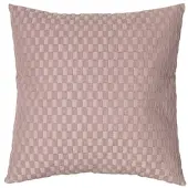 Broste Copenhagen Housses de coussins LINO - Rose - 60x60 cm