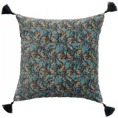Vivaraise Housses de coussins ANAE - Noir - 45x45 cm