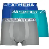 Athena Boxers FRESH Pack de 3 hommes - Bleu - EU L
