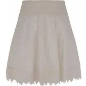 GUESS Femmes, Jupe, Femmes Peggy Minijupe Blanc S, Blanc, (S)