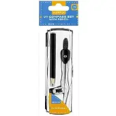 Starpak Compas métallique + crayon -