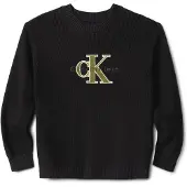 Calvin Klein Towelling Sweater Noir 16 Years Garçon
