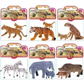 Trifox Animaux floqués mère et enfant